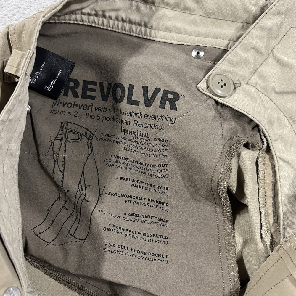 Kuhl Revolvr Pants Mens 36x30 Khaki Outdoors Hiking Camping - Picture 11 of 15